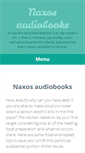 Mobile Screenshot of naxos-audiobooks.com